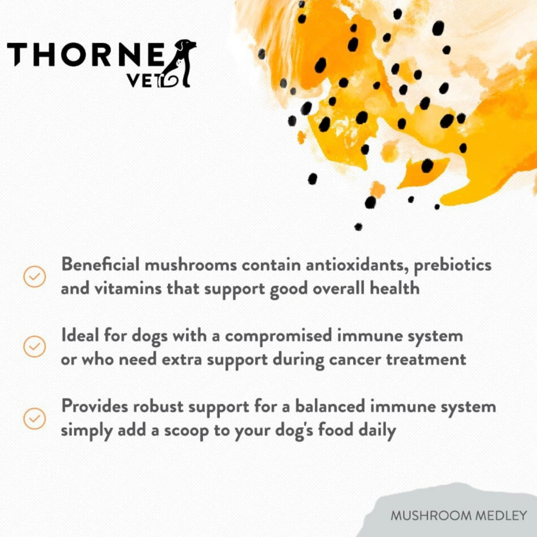 ThorneVet Mushroom Medley | Immune Supporting Mushroom Complex