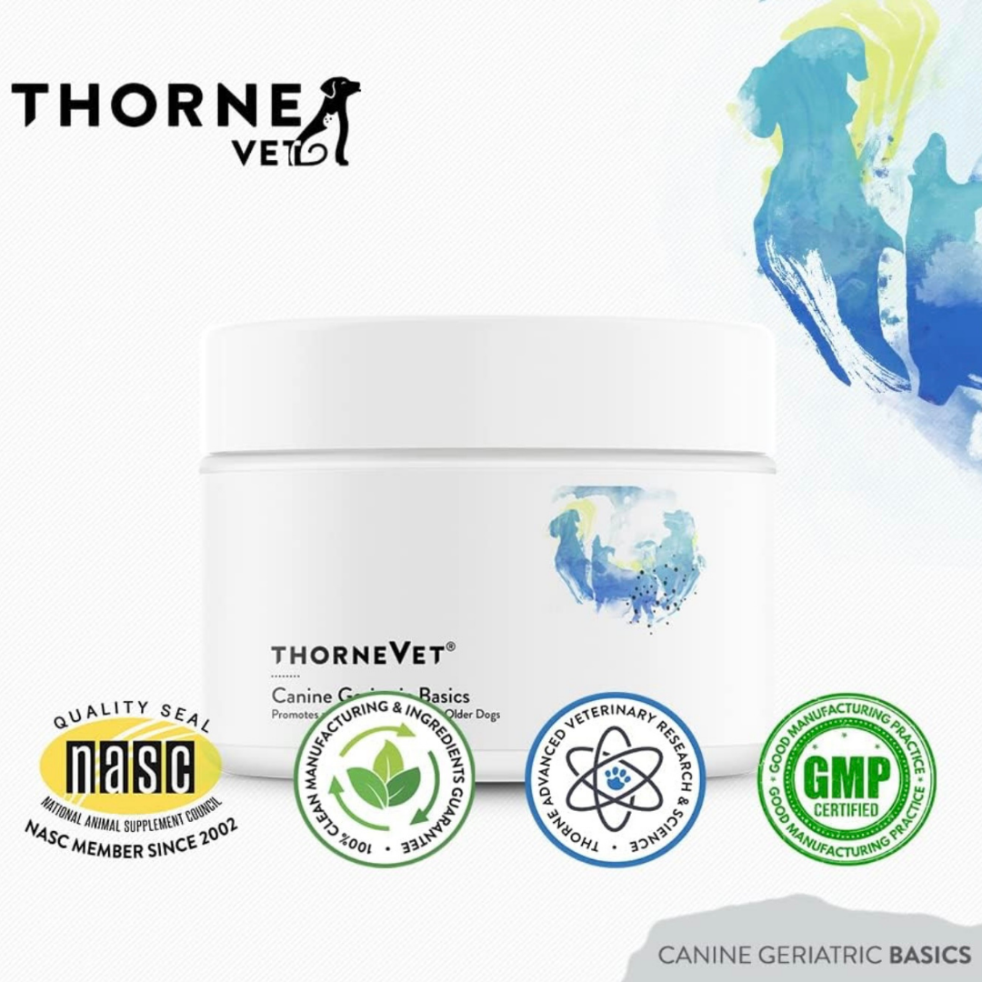 ThorneVet Canine Geriatric Basics | Comprehensive Senior Dog Support for Aging Health