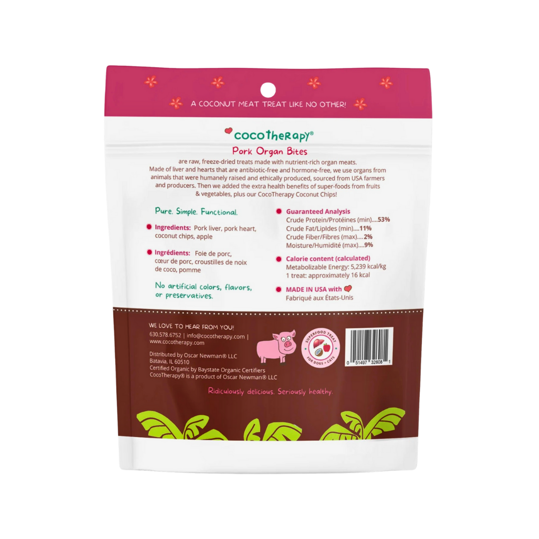 Cocotherapy Organ Treats | Pork + Apple