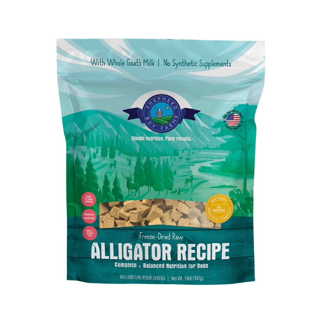 Shepherd Boy Farms Freeze-Dried Raw | Alligator