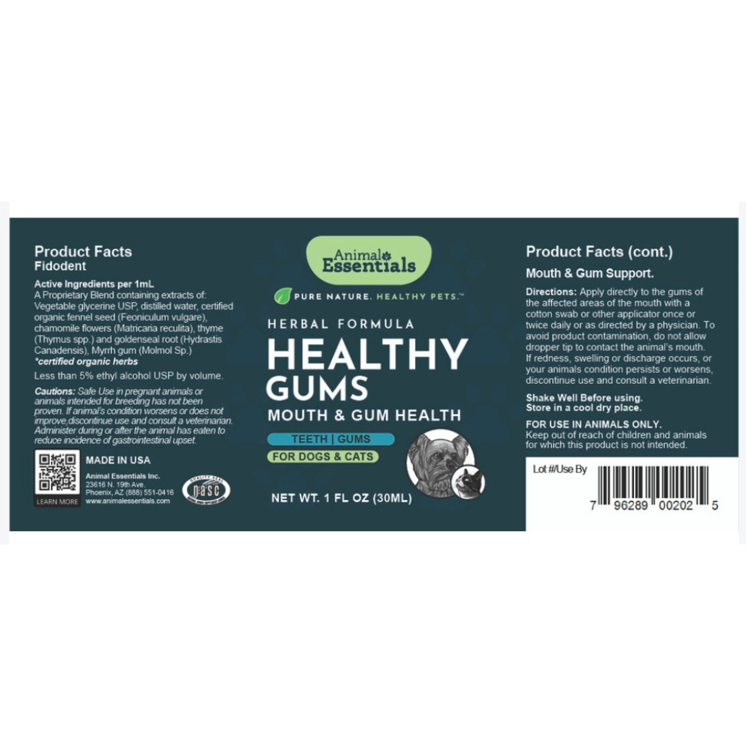 Animal Essentials Healthy Gums | Natural Gum + Dental Support