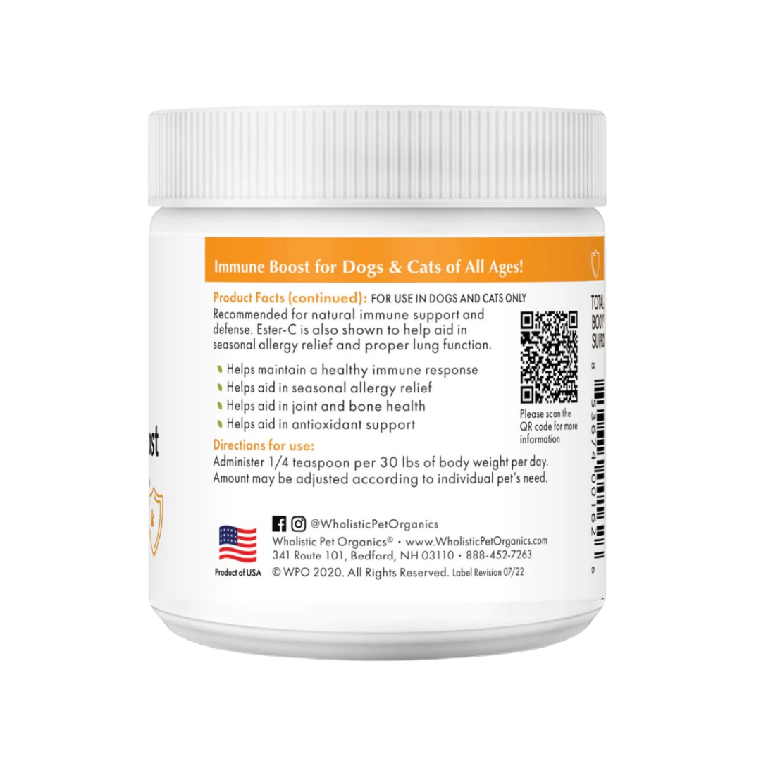 Wholistic Pet Organics Ester C | Advanced Vitamin C + Immune Support