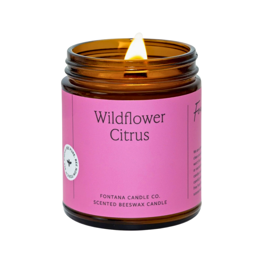 Fontana Essential Oil Candle | Wildflower Citrus