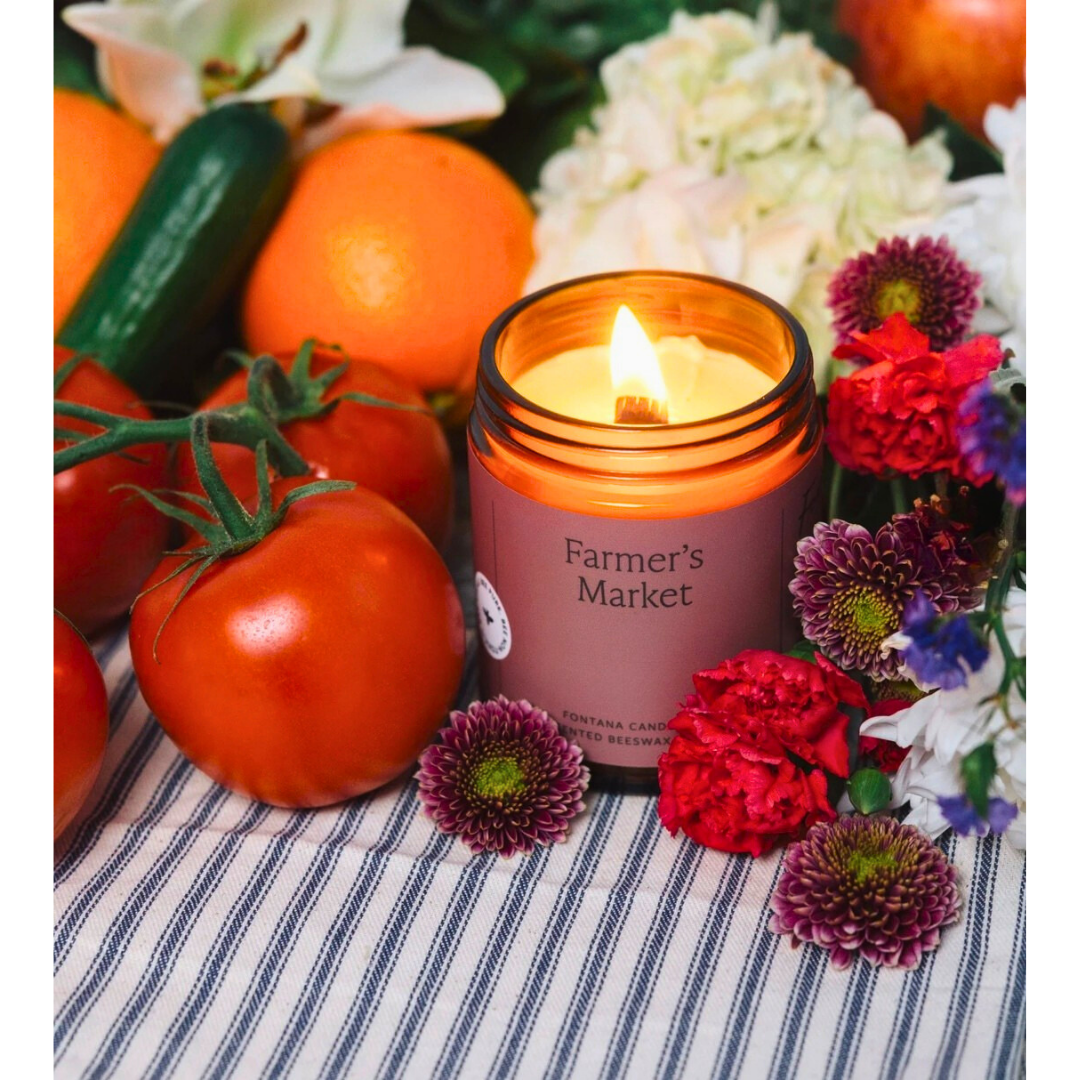 Fontana Essential Oil Candle | Farmer's Market