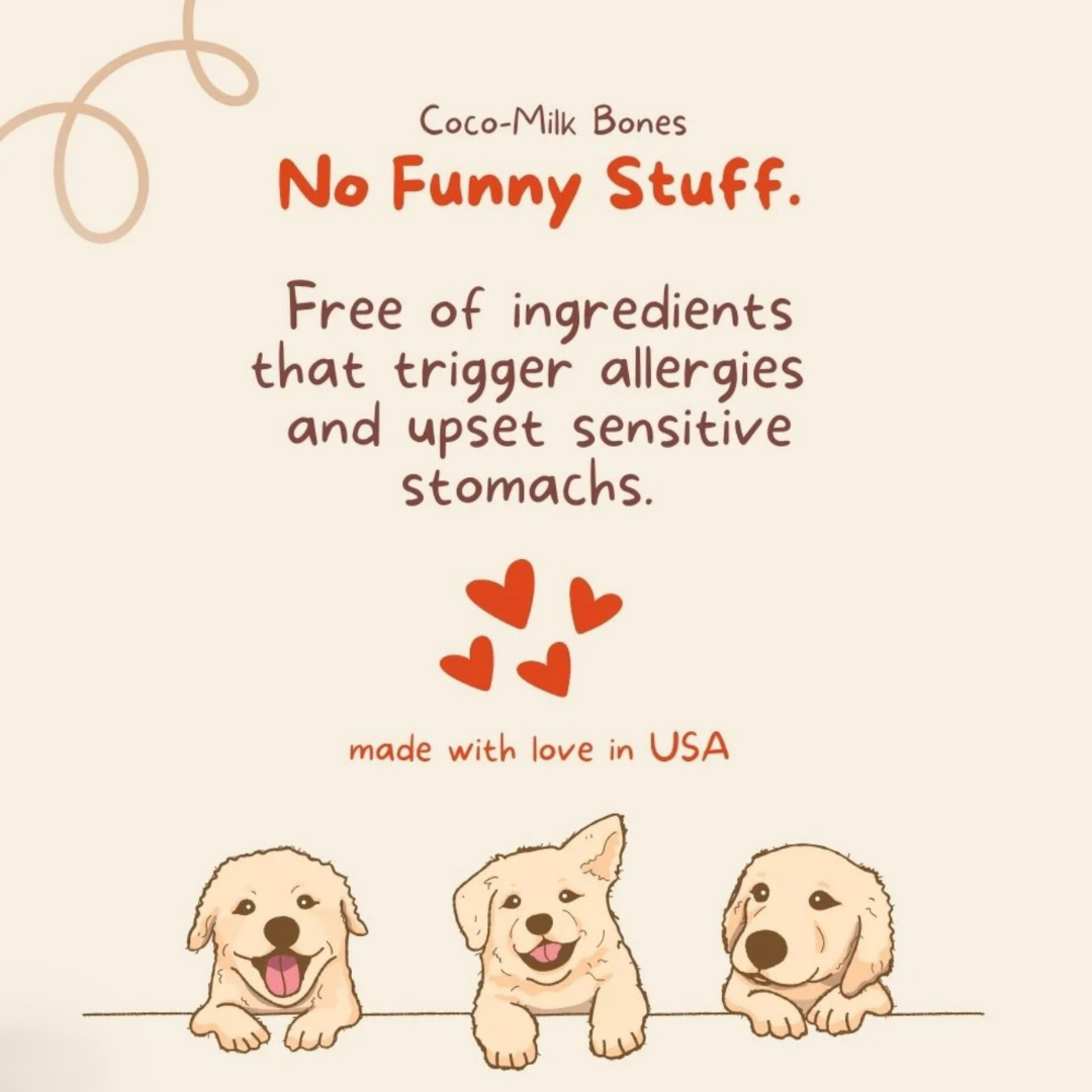 CocoTherapy Coco-Milk Bones | Carrot Cake