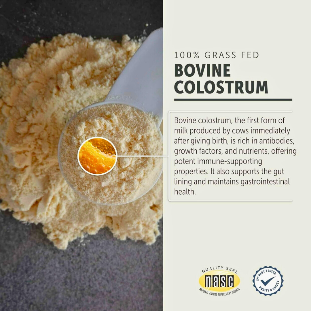 Four Leaf Rover Bovine Colostrum | Immune + Allergy Support
