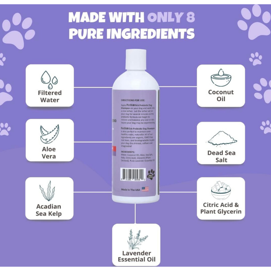 Aleavia Prebiotic Dog Shampoo | Lavender