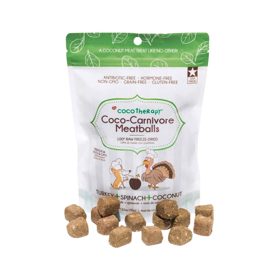 CocoTherapy Coco-Carnivore Meatballs | Turkey