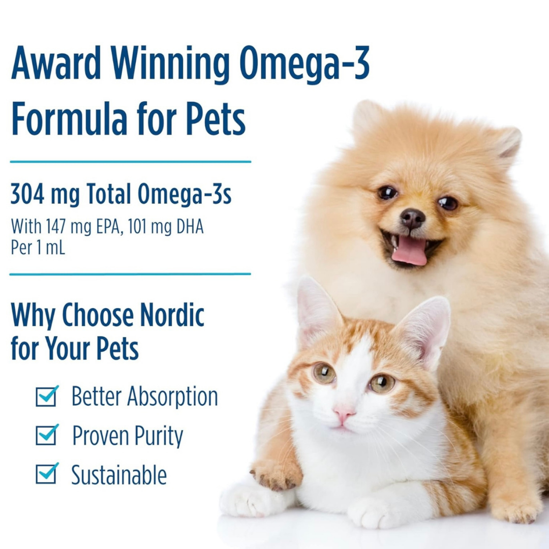 Nordic Naturals Omega-3 Pet | High-Quality + Sustainably Sourced Fish Oil
