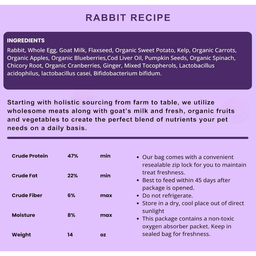 Shepherd Boy Farms Freeze-Dried Raw | Rabbit