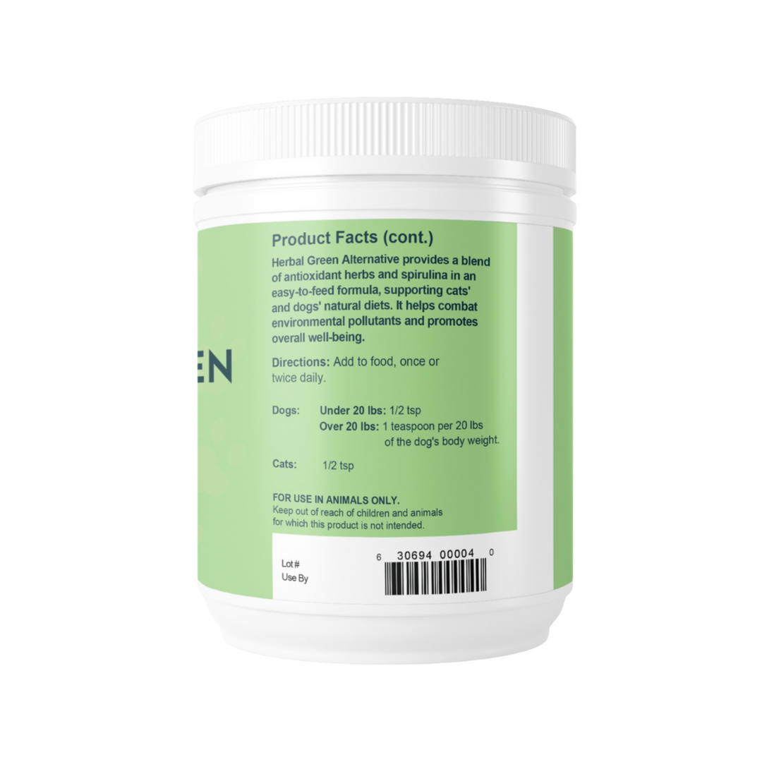 Animal Essentials Herbal Green Alternative | Natural Detox + Parasite Prevention