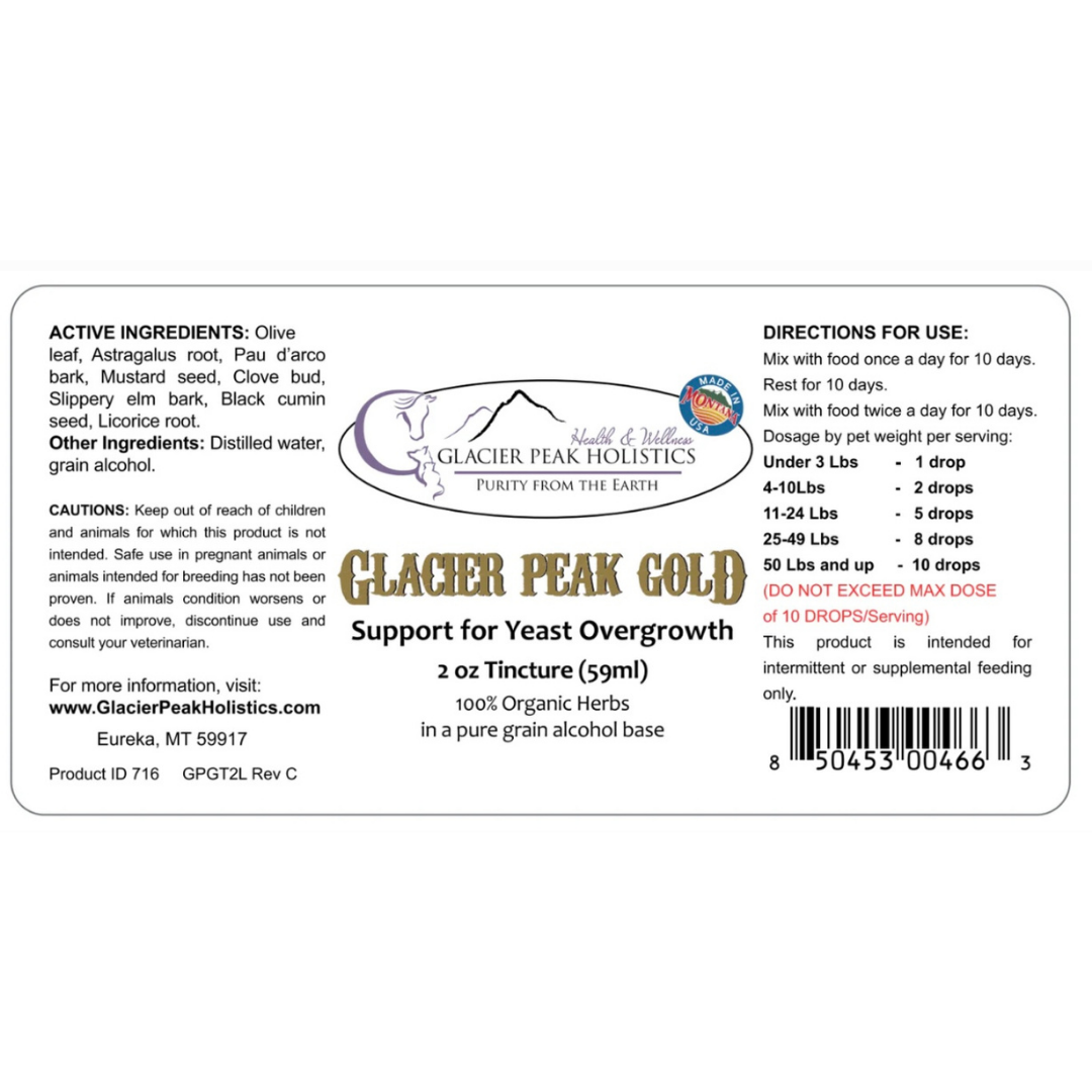 Glacier Peak Gold | Natural Yeast Support