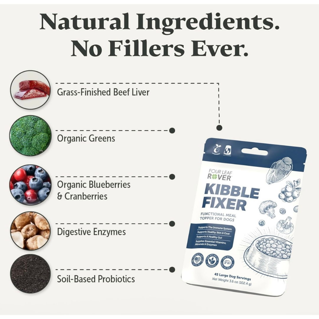 Four Leaf Rover Nutrient-Dense Food Topper | Kibble Fixer