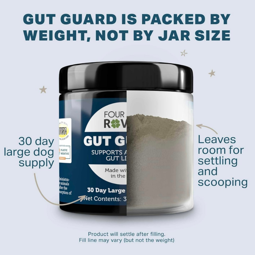 Four Leaf Rover Gut Guard | Natural Support for Irritated + Leaky Gut