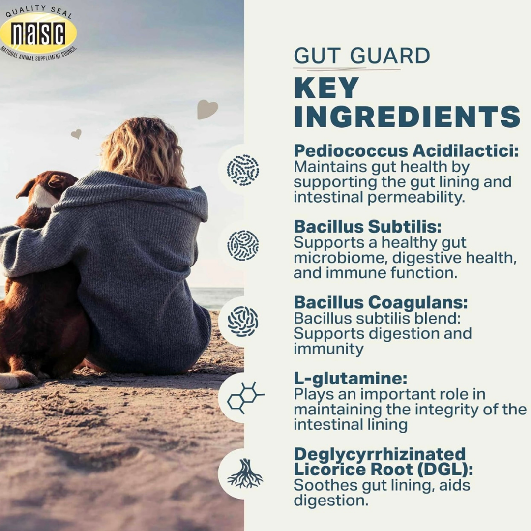 Four Leaf Rover Gut Guard | Natural Support for Irritated + Leaky Gut