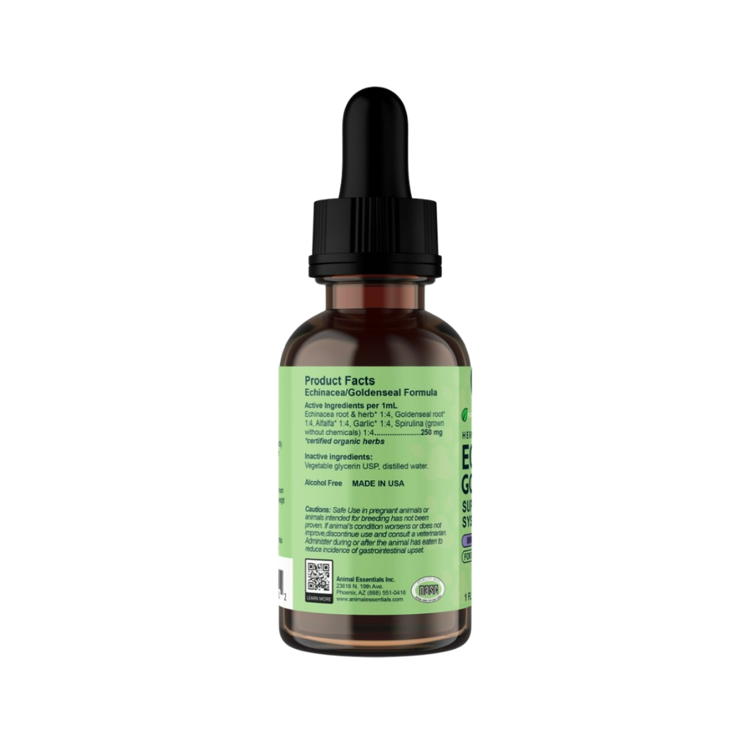 Animal Essentials Echinacea/Goldenseal | Immune Boost + Seasonal Wellness