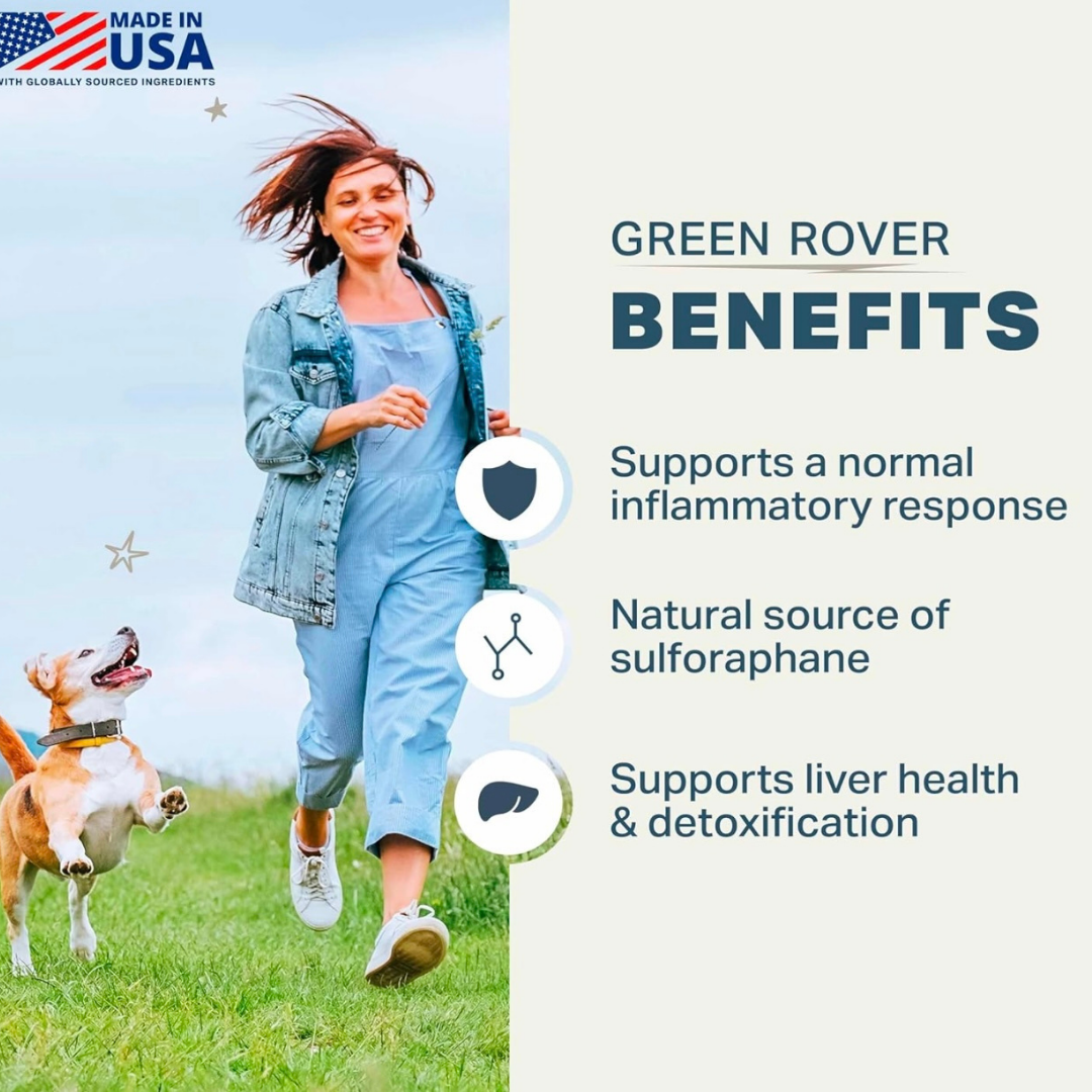 Four Leaf Rover Green Rover | Organic Greens for Detox + Immune Support