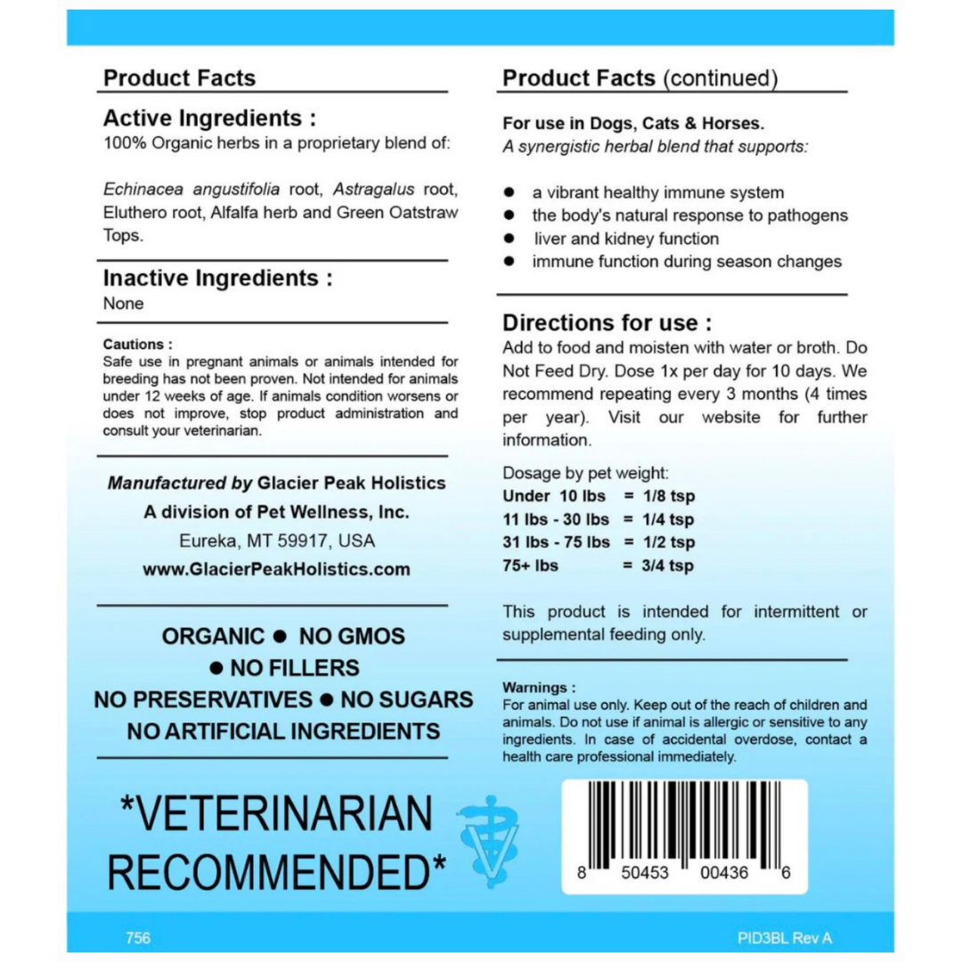 Glacier Peak Immune Powder | Herbal Immune Support