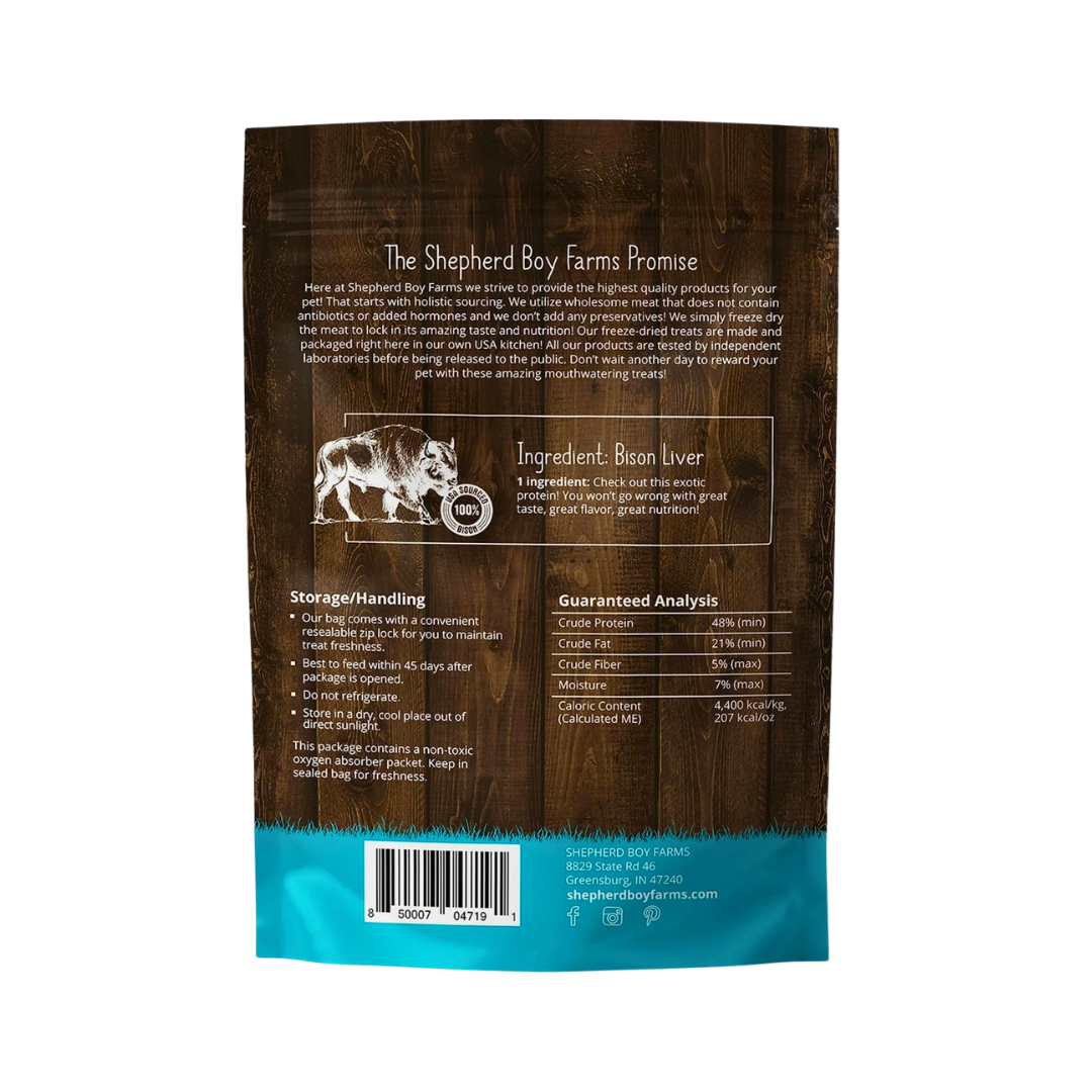 Shepherd Boy Farms Bison Liver