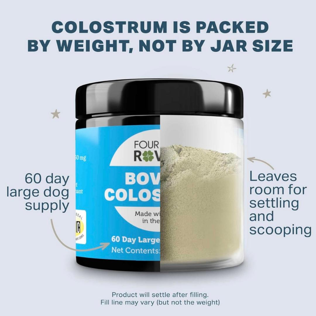 Four Leaf Rover Bovine Colostrum | Immune + Allergy Support