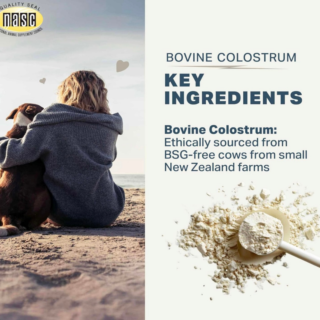 Four Leaf Rover Bovine Colostrum | Immune + Allergy Support