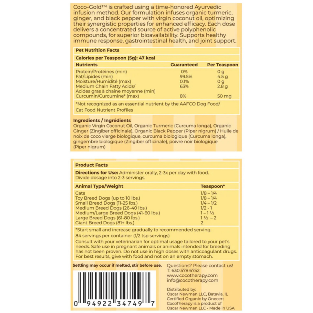 Cocotherapy Coco-Gold | Organic Coconut Oil Infused with Turmeric & Ginger