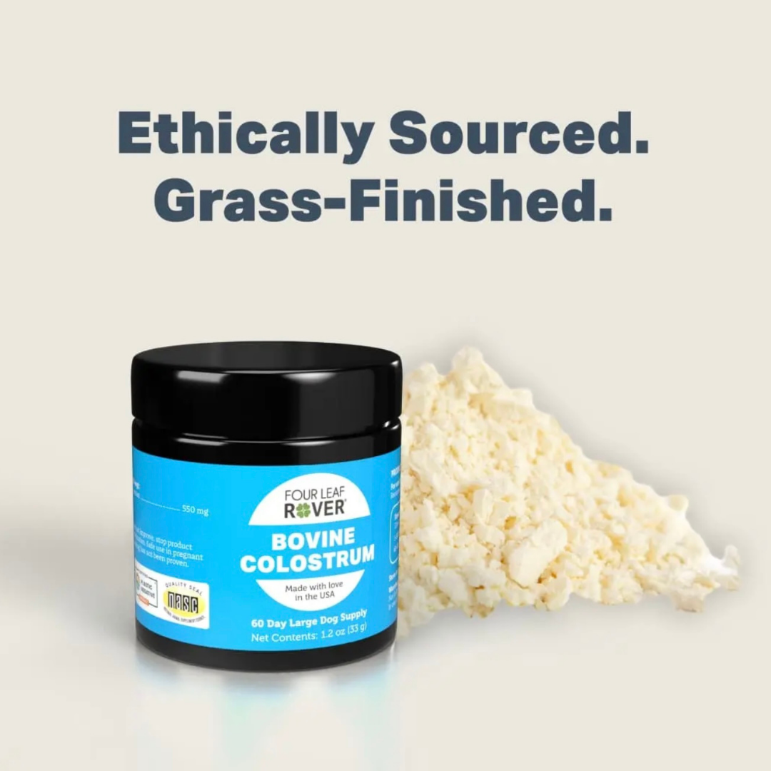 Four Leaf Rover Bovine Colostrum | Immune + Allergy Support