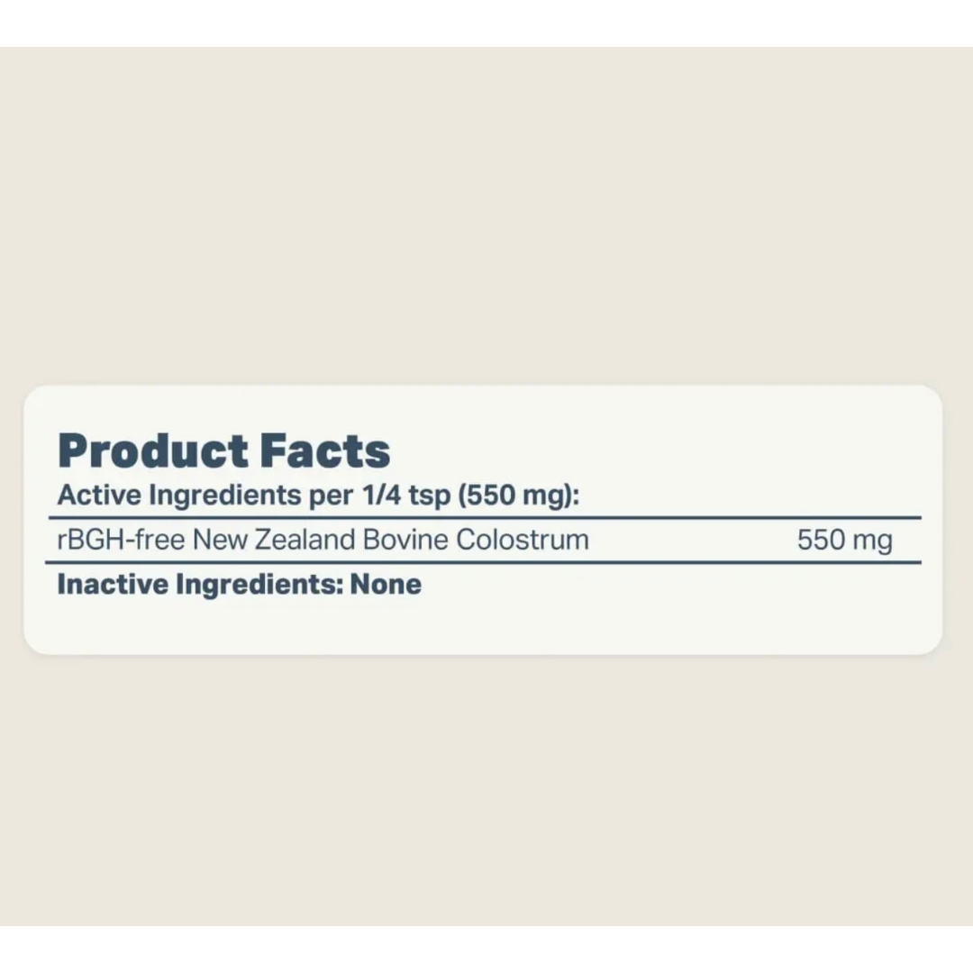 Four Leaf Rover Bovine Colostrum | Immune + Allergy Support