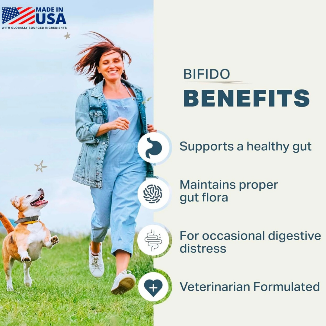Four Leaf Rover Bifido For Fido | Multi-Strain Probiotic