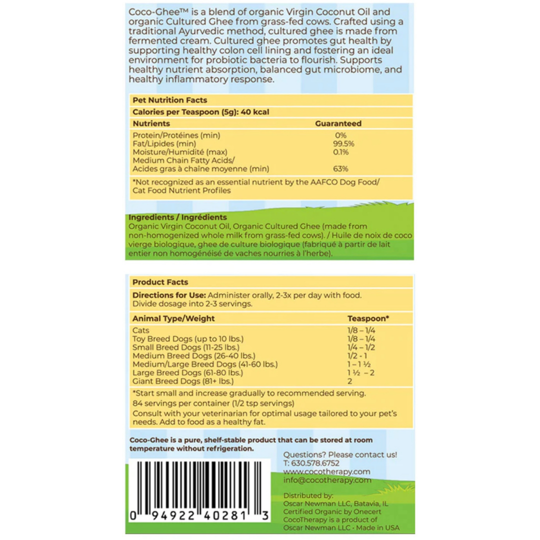 Cocotherapy Coco-Ghee | Organic Coconut Oil with Cultured Ghee