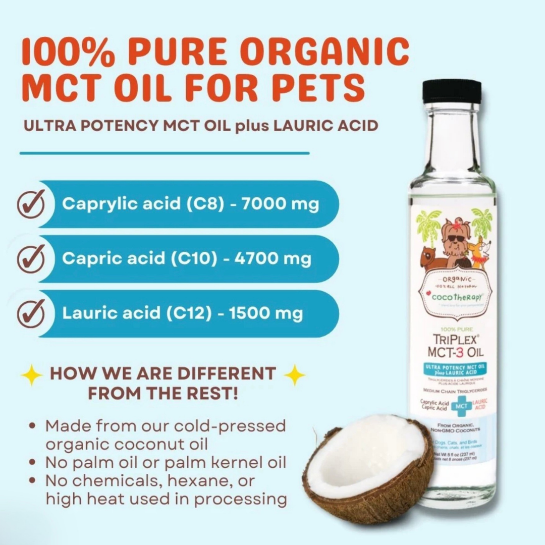 CocoTherapy TriPlex MCT-3 | Organic MCT Oil