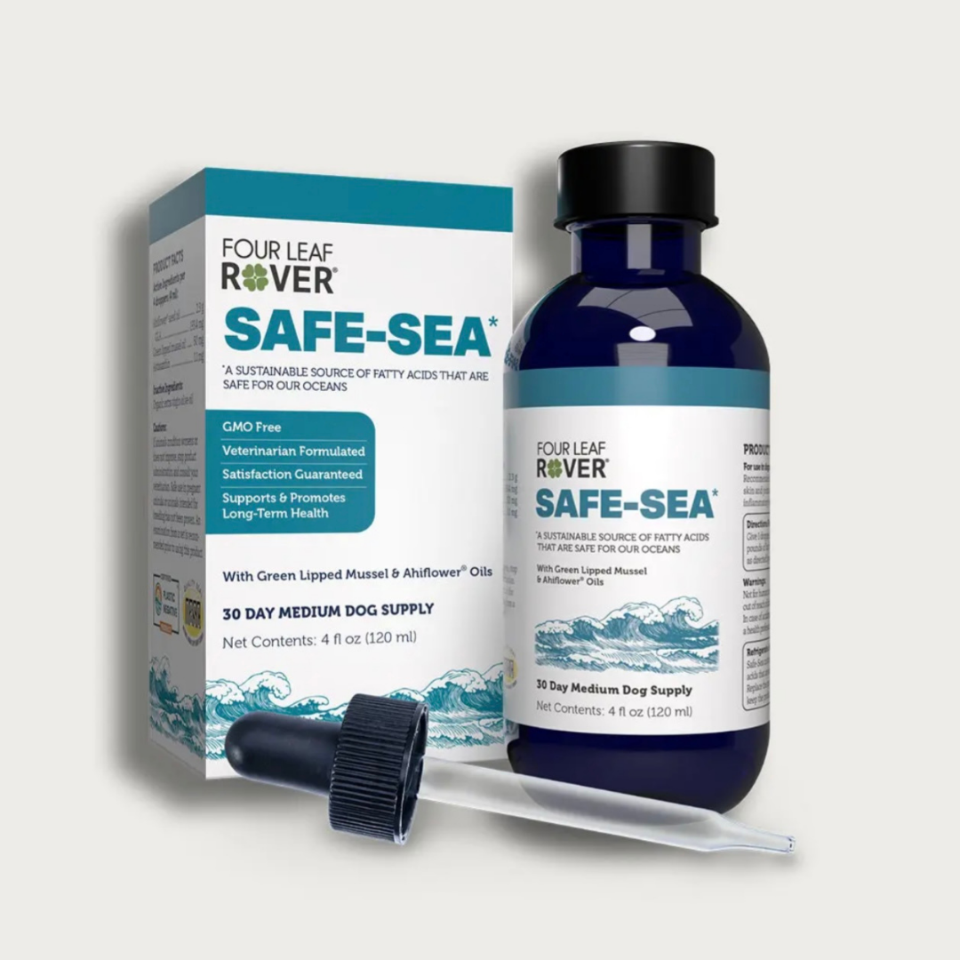Four Leaf Rover Safe-Sea | Green Lipped Mussel Oil for Joint + Skin Health