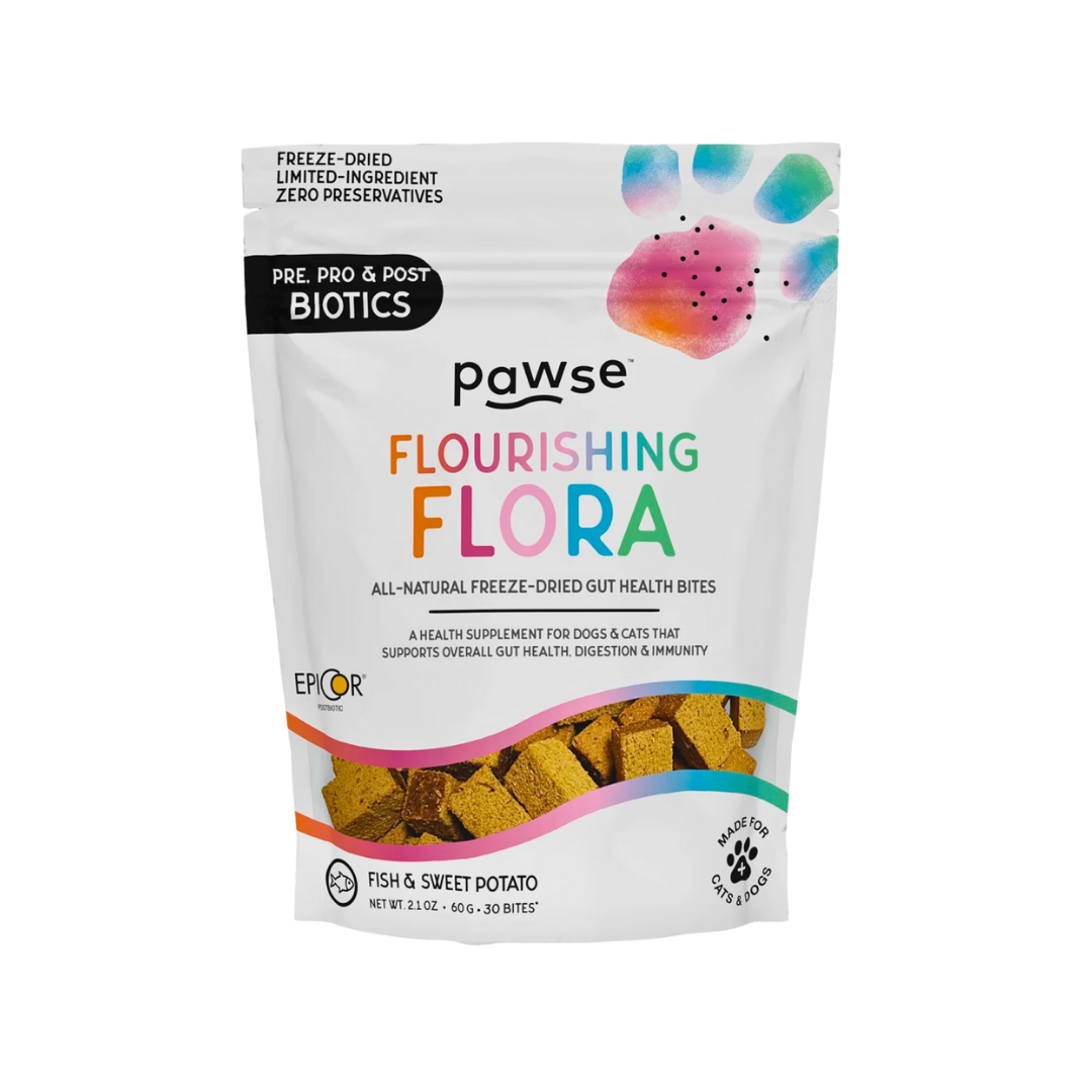 Pawse Flourishing Flora | Freeze-Dried Gut Health Treats