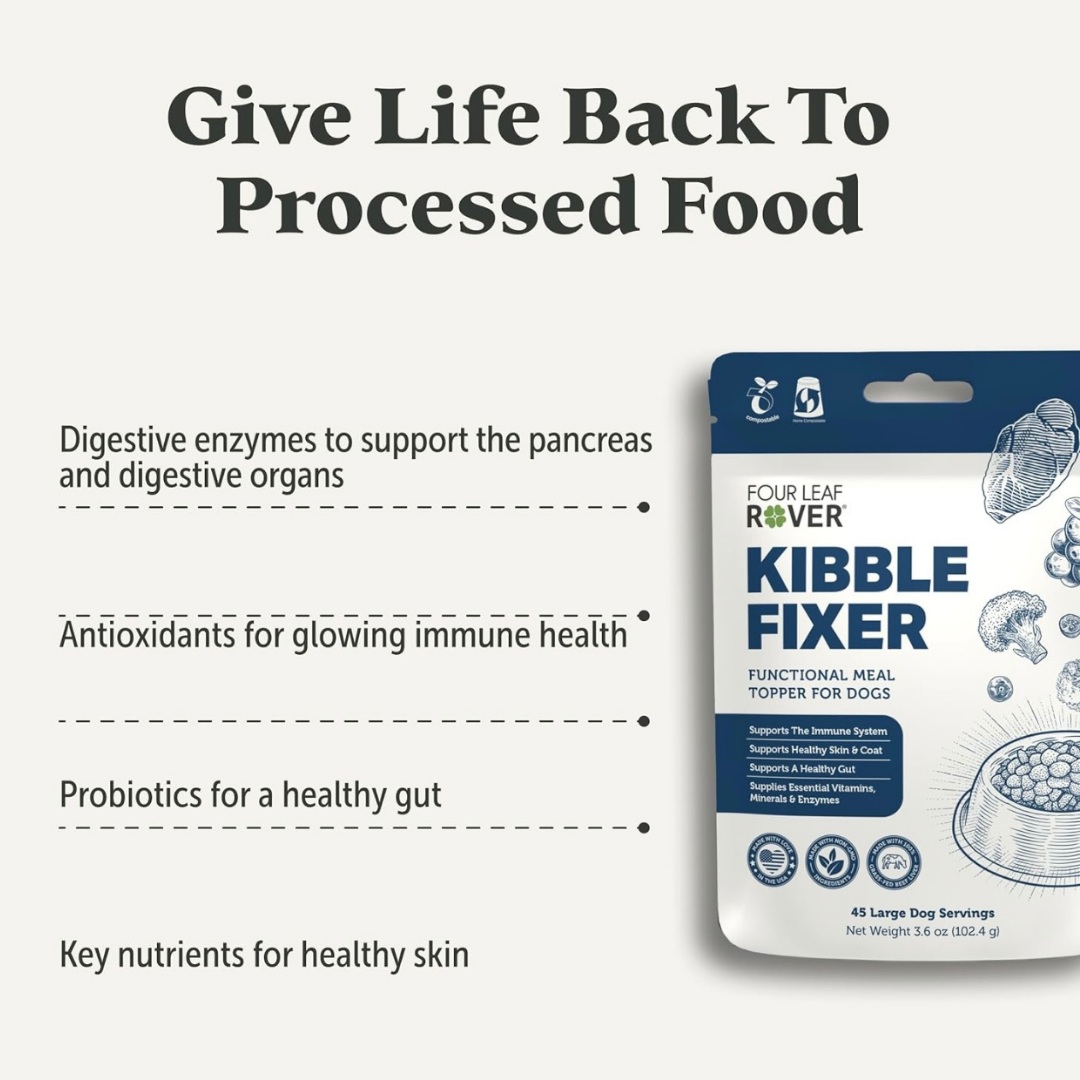 Four Leaf Rover Nutrient-Dense Food Topper | Kibble Fixer