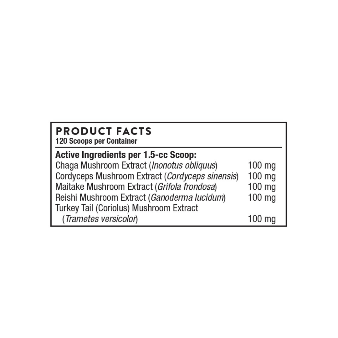 ThorneVet Mushroom Medley | Immune Supporting Mushroom Complex