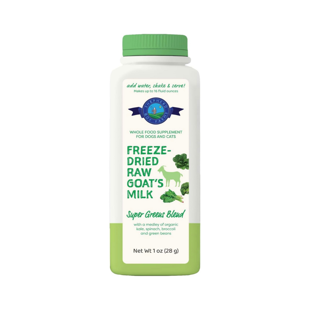 Shepherd Boy Farms Freeze-Dried Raw Goat's Milk | Super Greens Blend