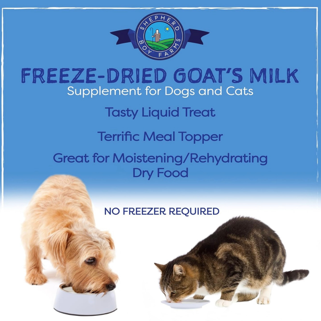 Shepherd Boy Farms Freeze-Dried Raw Goat's Milk | Super Greens Blend