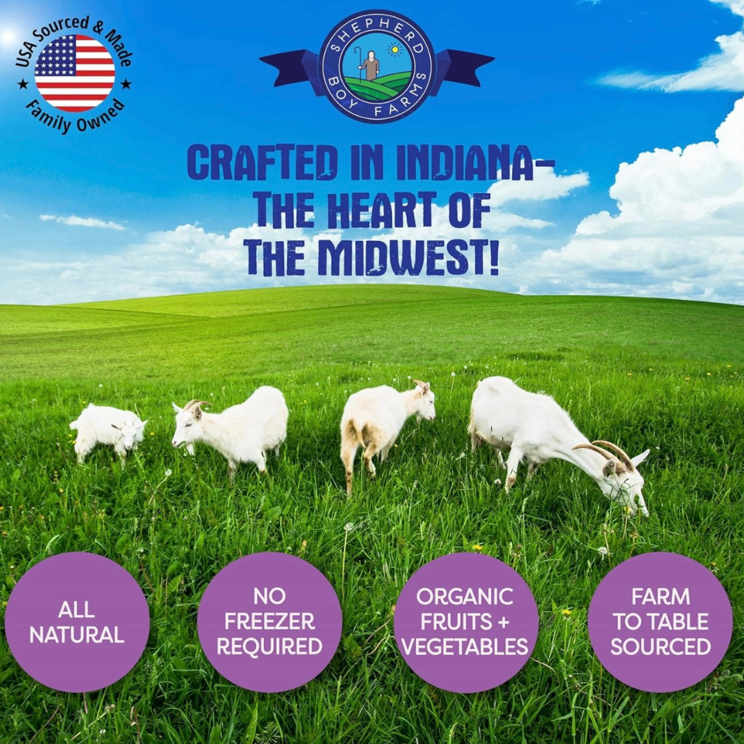 Shepherd Boy Farms Freeze-Dried Raw Goat's Milk | Super Fruit Blend