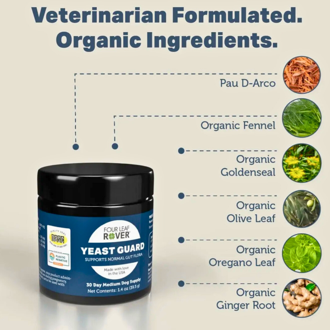 Four Leaf Rover Yeast Guard | Natural Anti-Fungal + Yeast Support