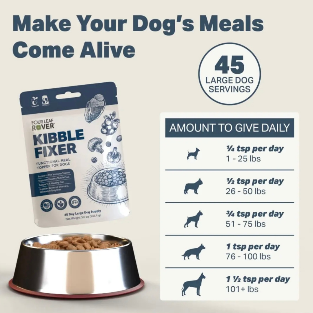 Four Leaf Rover Nutrient-Dense Food Topper | Kibble Fixer