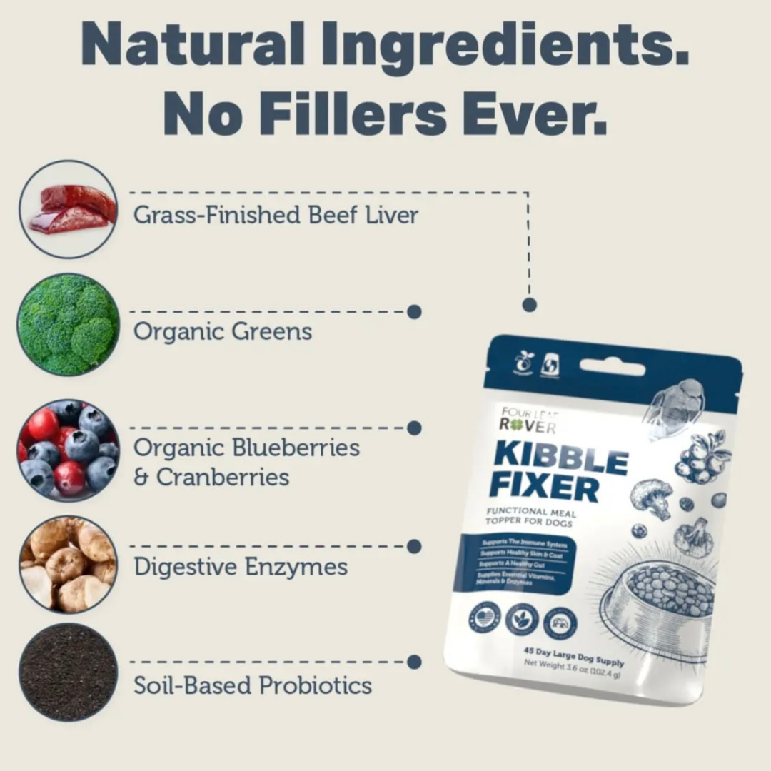 Four Leaf Rover Nutrient-Dense Food Topper | Kibble Fixer
