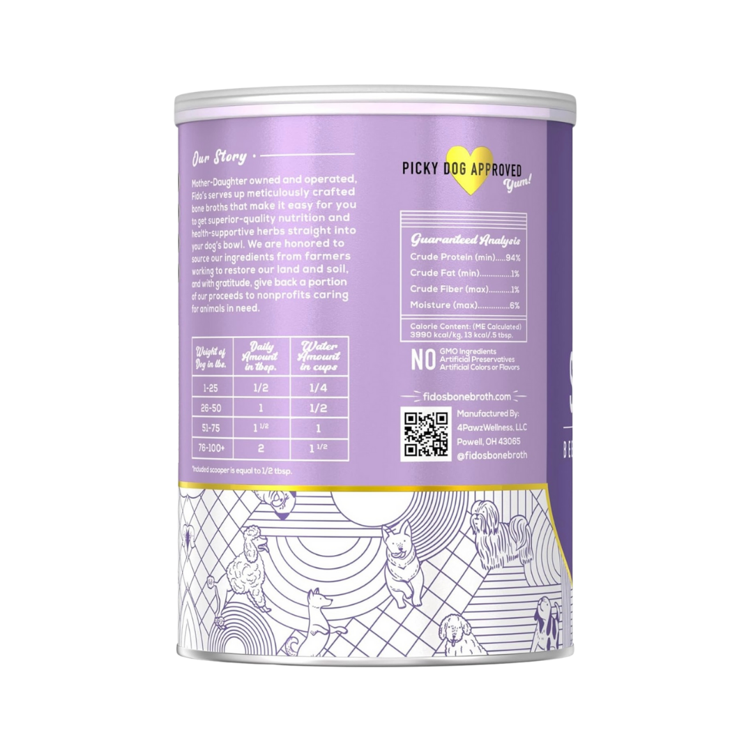 Fido’s Dehydrated Simply Bone Broth Powder