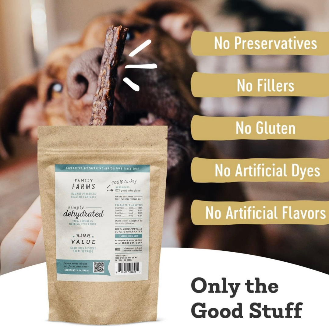 Farm Hounds Turkey Gizzard Sticks