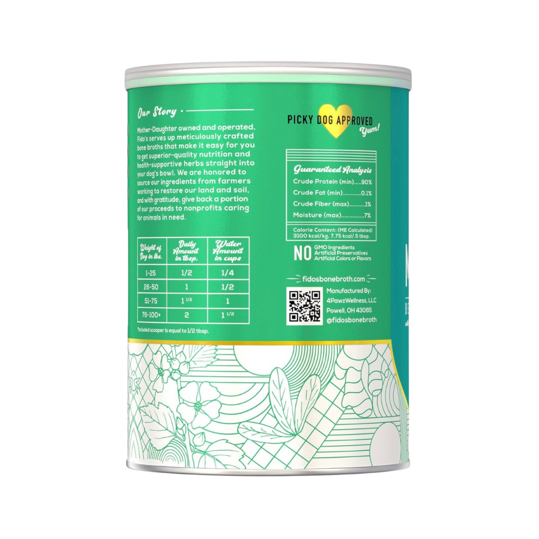 Fido’s Dehydrated Bone Broth Powder | Mobility