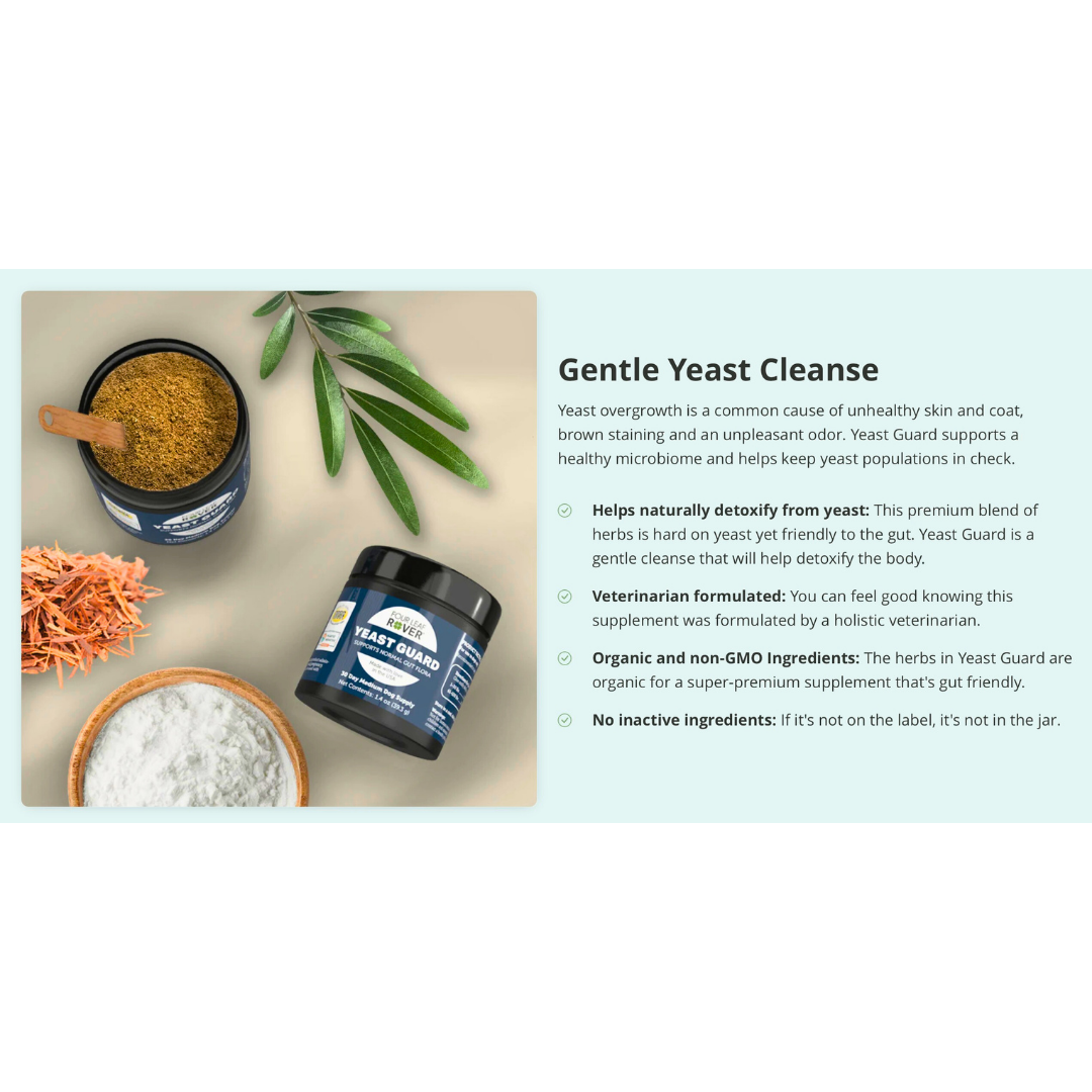 Four Leaf Rover Yeast Guard | Natural Anti-Fungal + Yeast Support