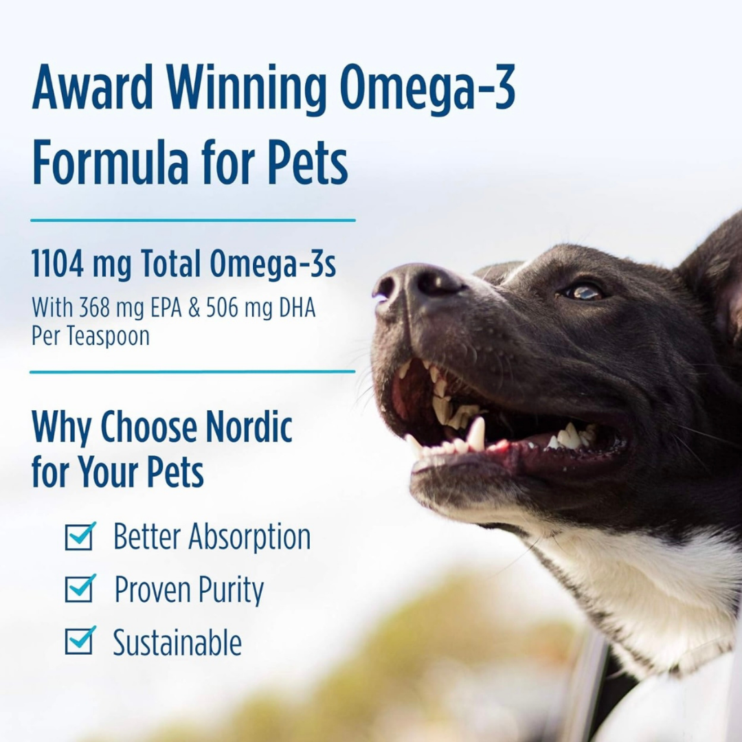 Nordic Naturals Omega-3 Pet | High-Quality + Sustainably Sourced Fish Oil