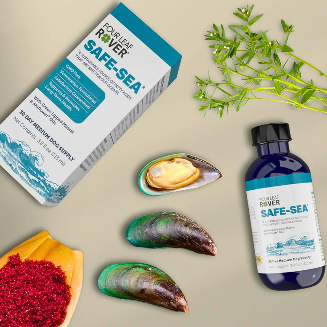Four Leaf Rover Safe-Sea | Green Lipped Mussel Oil for Joint + Skin Health