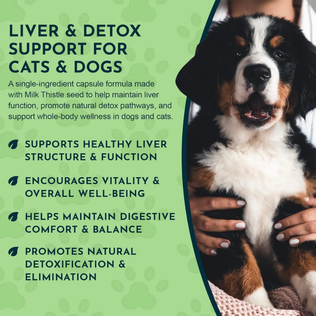 Animal Essentials Organic Milk Thistle Capsules