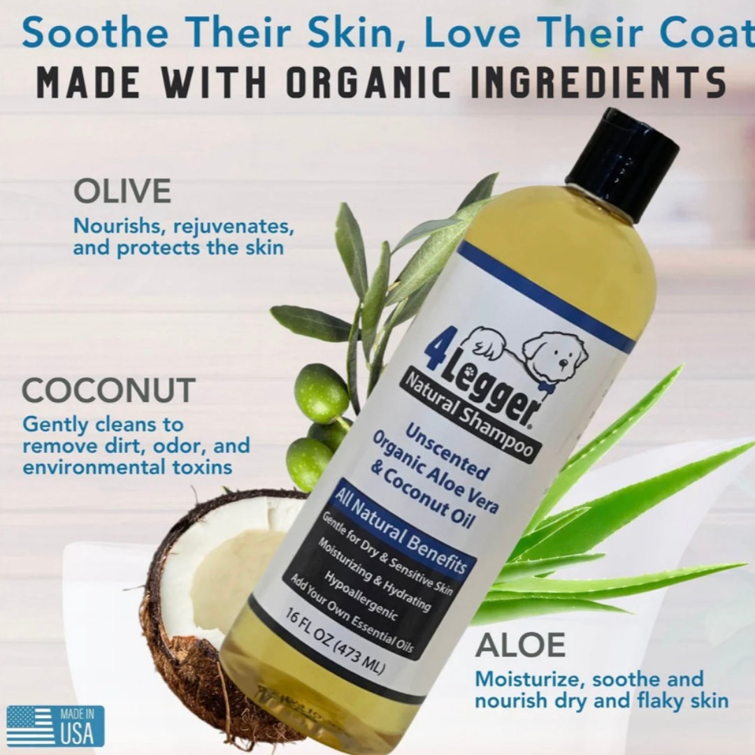4-Legger Organic Hypoallergenic Shampoo | Unscented