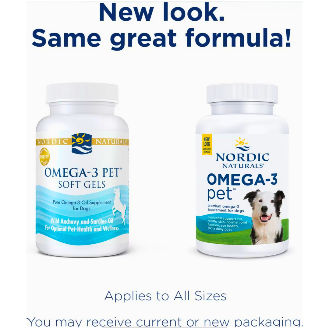Nordic Naturals Omega-3 Pet Soft Gels | High-Quality + Sustainably Sourced Fish Oil